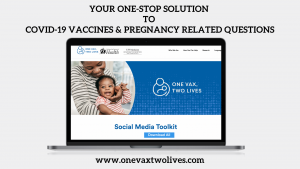 "One Vax, Two Lives" Campaign Website